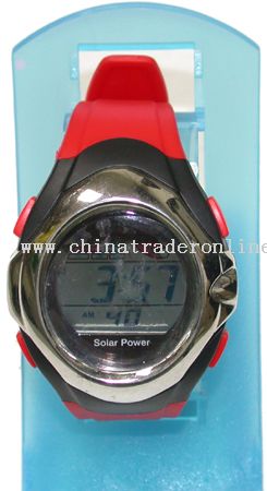 Silicone Solar Power Watch from China